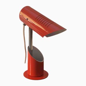 Lámpara de mesa vintage roja