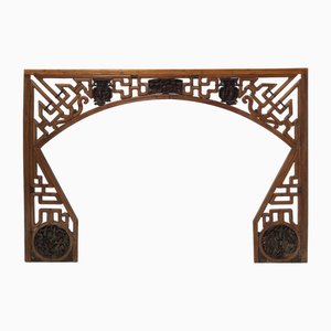 Chinese Marriage Bedframe in Carved Fascia