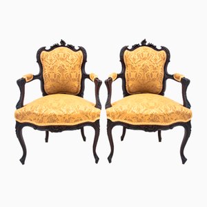 Rococo Armchairs, France, 1870s, Set of 2