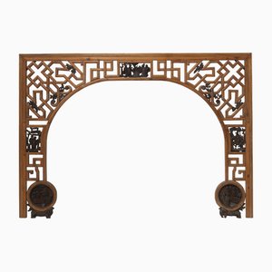 Carved Marriage Bedframe in Fascia