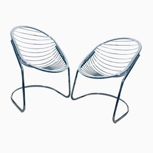 Vintage Egg Chairs von Gastone Rinaldi für Rima, 2er Set