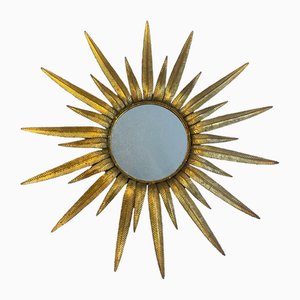 Espejo en forma de sol italiano, años 50