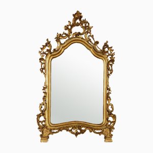 Specchio piccolo con cornice dorata