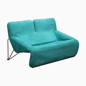 Italienisches Skipper Feeling Sofa aus Alcantara, 1980er