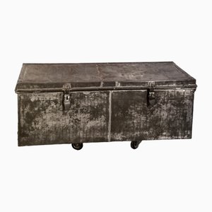 Vintage Travel Trunk in Iron
