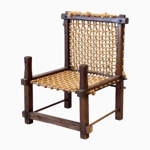 Vintage Brown Wood Chair