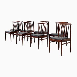 Awa Rosewood Dining Chairs, Set of 8