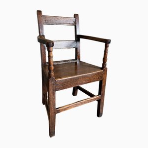 Vintage Georgian Oak Chair