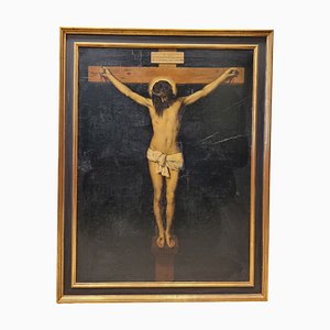 Nach Velázquez, Kreuzigung Christi, 19. Jh., Öl auf Leinwand
