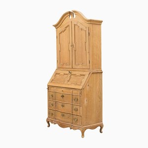 Vintage French Beech Secretaire