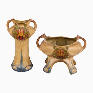 Julius Ceramic Ceramic Vase, Austria, Set of 2