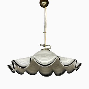 Vintage Swirl Murano Glass Pendant Lamp from Vetri Murano, Italy, 1970s