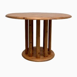 Round Table in Pine by Rainer Daumiller, 1970s