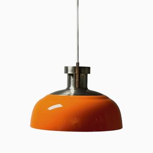 KD 7 Orange Pendant Lamp from Kartell, 1960s
