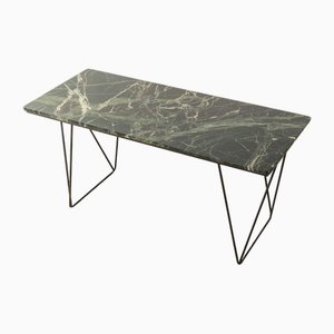 Vintage Desk in Steel and Marble, 1960s