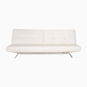 Weißes Smala Drei-Sitzer Sofa aus Leder von Ligne Roset