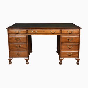 Mahogany Pedestal Desk, 1890s