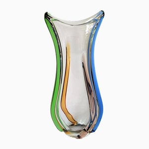 Large Glass Vase by Fr. Zemek for Rhapsody Collection