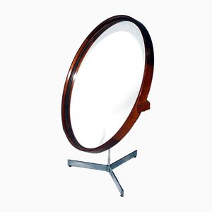 Swedish Teak Table Mirror by Uno & Östen Kristiansson for Luxus, 1960s