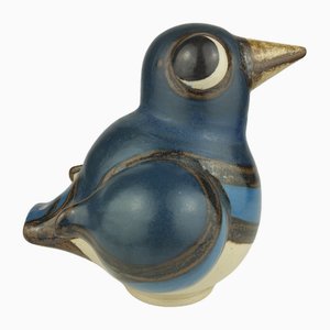 Figura de cerámica de pájaro de Erling & Karin Heerwagen, Dinamarca, 1976