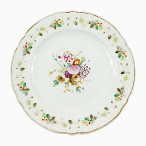Antique Hand-Painted Porcelain Decorative Plate by Gardner, 1800s