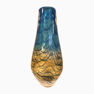 Bubble Vase in Sommerso Murano Glass, 1960s