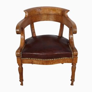 Chaise de Bureau Louis Philippe en Frêne