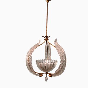 Murano Glass Chandelier from Barovier & Toso, 1950s