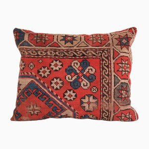 Vintage Turkish Oushak Rug Cushion Cover