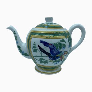 Toucans Teapot Limoges from Hermès