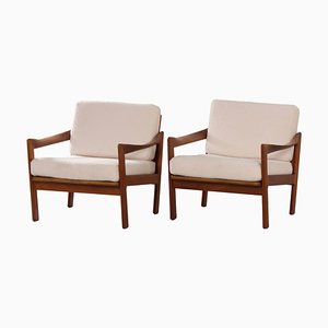 Danish Armchairs by Illum Wikkelsø for Niels Eilersen, 1960s, Set of 2