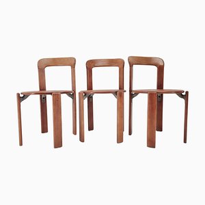 Dining Chairs attributed to Bruno Rey, Switzerland, 1970s, Set of 3