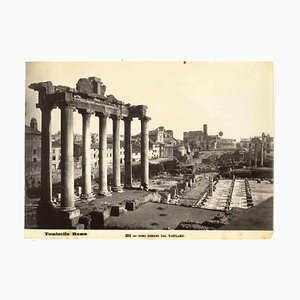 Ludovico Tuminello, Forum Romain, Photographie Vintage, Début du 20ème Siècle