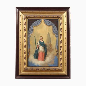 Gerahmtes Öl auf Leinwand Gemälde der Heiligen Cäcilia
