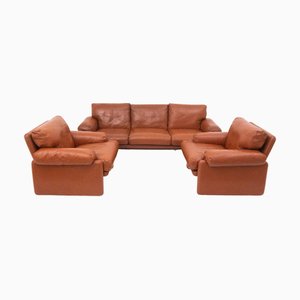 Canapé et Fauteuils Coronado par Tobia Scarpa pour B&B Italia, 1960s, Set de 3