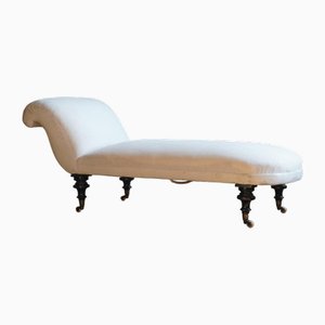 Antique Chaise Lounge in Fabric