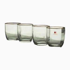 Negroni Drinking Set in Murano Glass by Carlo Moretti, Set of 4