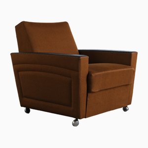 Fauteuil Mid-Century en Tissu