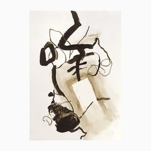Josef A. Kutschera, Impresión (11), 2020, Técnica mixta sobre papel