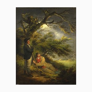 George Morland, Oncoming Thunderstorm, 1794, Öl auf Leinwand