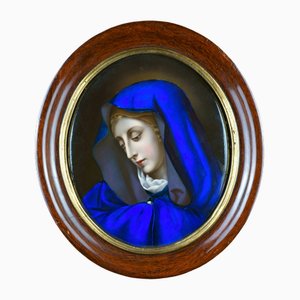 Madonna del Dito Portrait from KPM, 19th Century