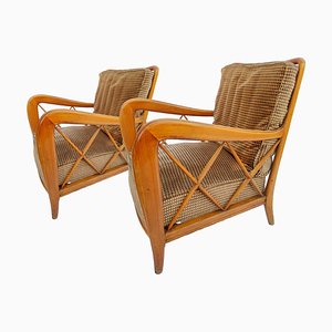 Vintage Armchairs by Paolo Buffa, 1950s, Set of 2