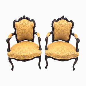 Rococo Armchairs, France, 1870s, Set of 2