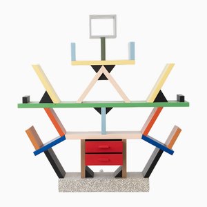 Small Carlton Model Bookcase by Ettore Sottsass, 1983