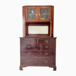Vintage Dresser Top Glazed Cabinet