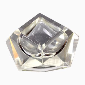 Murano Glass Ashtray attributed to Flavio Poli for Seguso, Italy, 1960