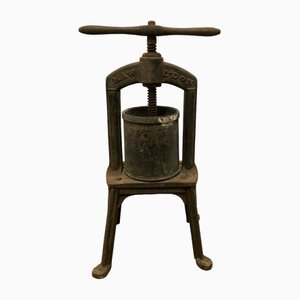 Prensa de tintura de hierro fundido del siglo XIX de Maw and Sons