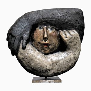 Cocoon double face in ceramica di Roger Capron, 2002