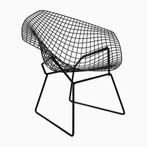 Black Diamond Side Chair by Harry Bertoia for Knoll Inc., 1990s