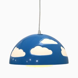 Blue Fun Cloud Pendant Lamp by Henrik Preutz for Ikea, 1990s